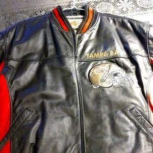 Carl Banks Leather Buccaneers 🧥🧥🧥